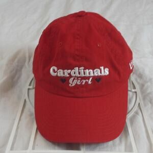 New Era St. Louis Cardinals "Cardinals Girl" Youth Strapback Hat/Cap Red MLB